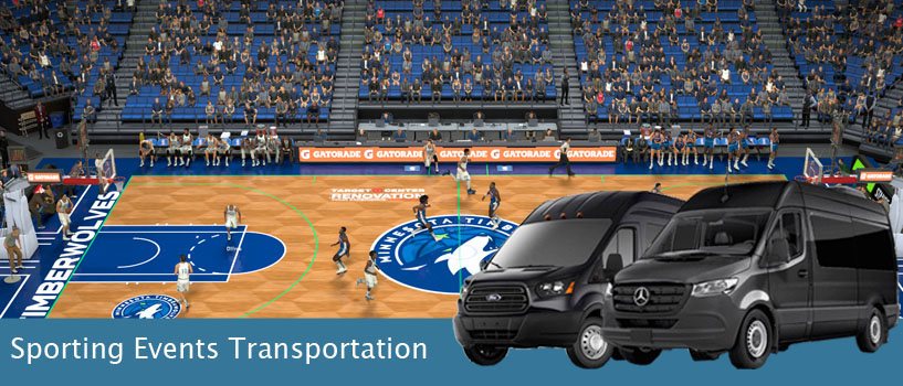 sporting event group Transportation minneapolis